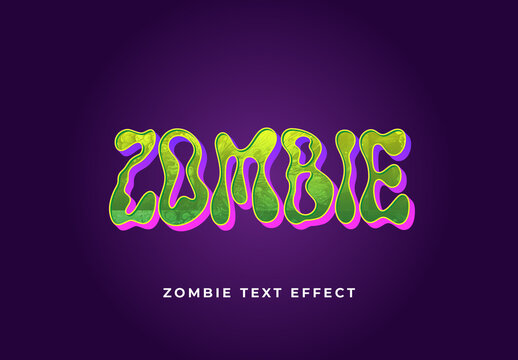 Zombie Text Effect