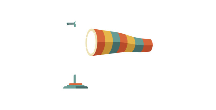 Windsock Vector Illustration