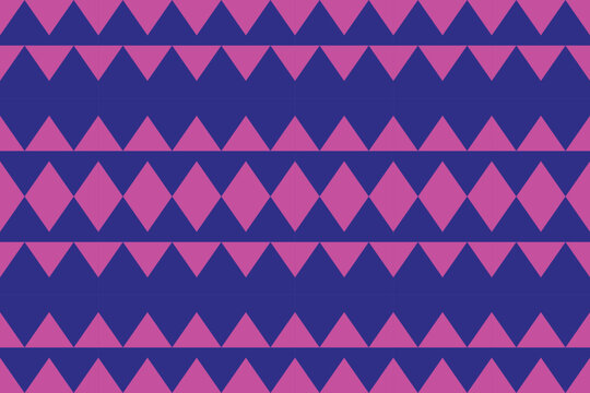Blue Colors Geometric Pattern Background Triangle Shapes and Designs