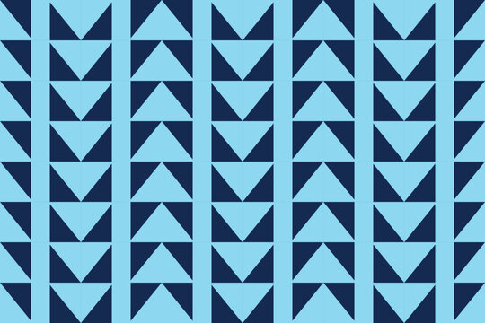 Blue Colors Geometric Pattern Background Triangle Shapes and Designs