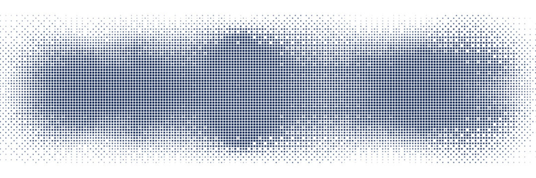 Abstract bitmap texture with green pixel dither pattern and glitch transitions. Digital halftone gradient background featuring radial waves, retro manga effect and Y2K overlay design elements.
