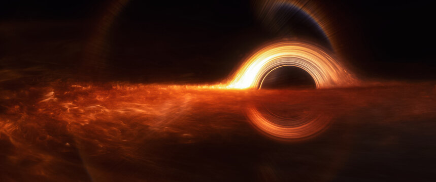 Black Hole with accretion disk