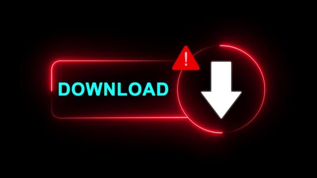 Get instant access now click the download button for quick data retrieval and file transfer. Motion graphics of download concept.