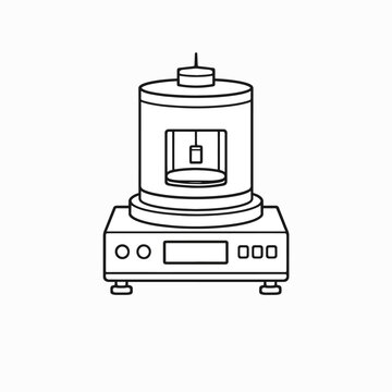 Laboratory furnace for scientific research and testing.