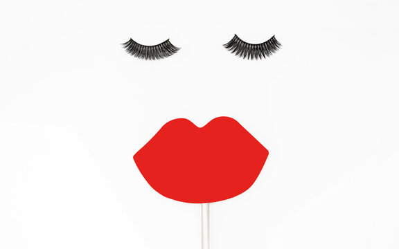 Kiss Me Photobooth decoration