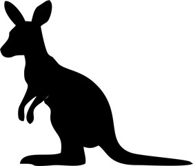 Baby Kangaroo (Joey) Silhouet... © Aura Artistry