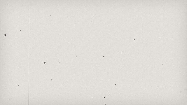 Rough dusty paper overlay effect with noise grain negative, old film grunge vintage video for background loop