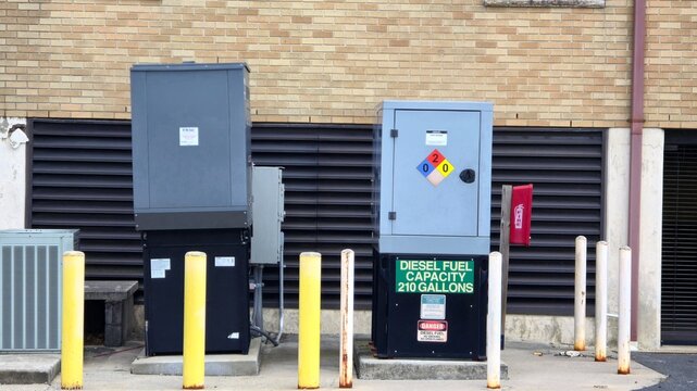Generators Industrial Commercial Back-up Generator Power Supply for Power Outages at a Building