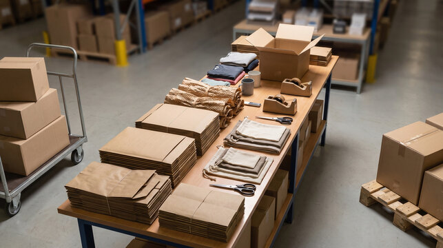 Repacking Hub Connecting Returned Items to Outbound Shipping