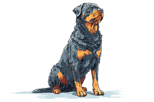 Rottweiler isolated