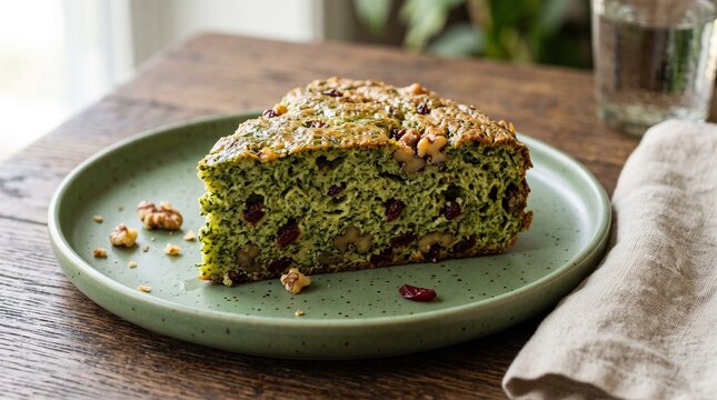 Traditional Iranian Kuku Sabzi Fresh Herb Frittata
