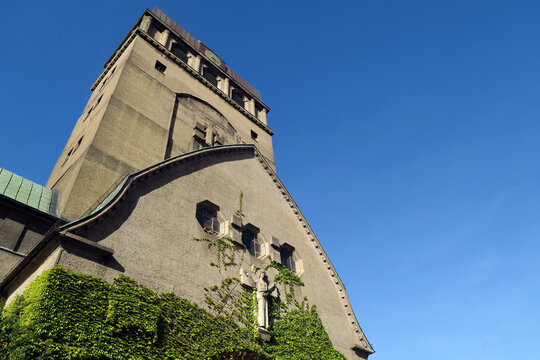 Szczecin, Poland. The Sacred Heart Church (Polish: Kości&oacute;ł Najświętszego Serca Pana Jezusa) was built between 1913 and 1919. It served as a Protestant garrison church until 1945.