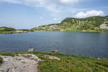 Fototapeta premium Rila Mountain around The Seven Rila Lakes, Bulgaria