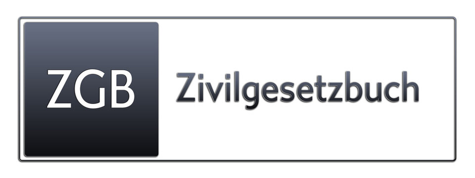 ZGB - Zivilgesetzbuch - Jura Rechts Abk&uuml;rzung