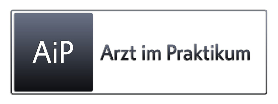 AiP - Arzt im Praktikum - Jura Rechts Abk&uuml;rzung
