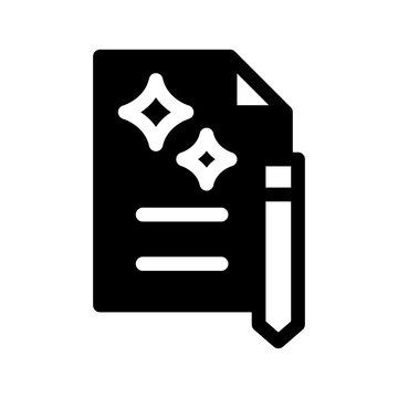 Content Creation Icon Vector Symbol Design Illustration