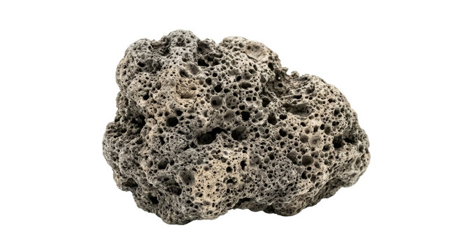 Close up of rough volcanic pumice stone texture.