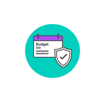Digital Wallet Report Budget Card Calend Badge Icon