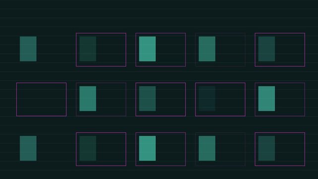 Digital ui toggle switch animation, modern user interface interaction 4k