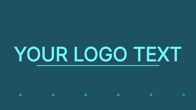 Minimalist reveal animation with clean typography and geometric accents for corporate branding 4k