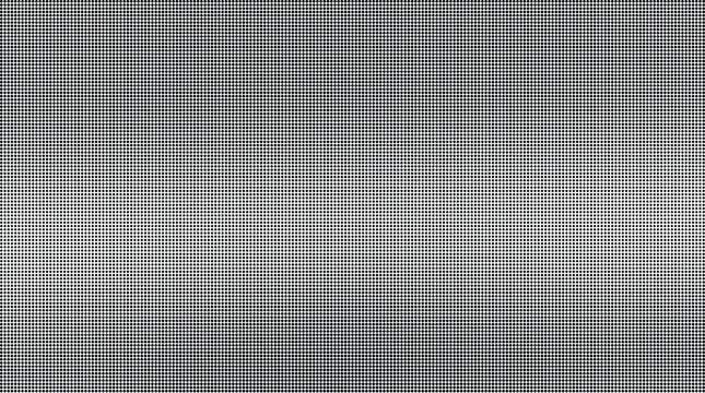 Clean abstract square grid mesh pattern in black and white with abstract geometric backdrop