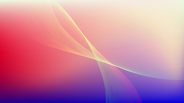 abstract background vector illustration with wavy lines 