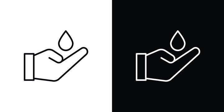 Ablution icon editable pictogram bundle