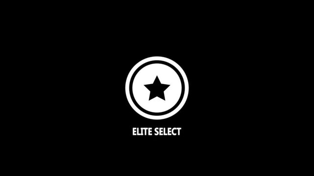 White star icon inside a circle with the text ELITESELECT on a black background elite select