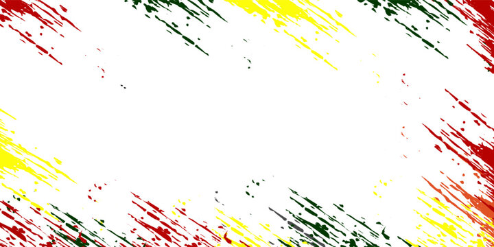 Modern and spectacular reggae music background image design with green, yellow and red colors. eps 10