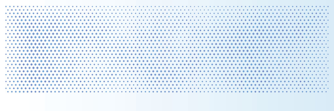 Abstract light blue diamond halftone pattern on a subtle gradient background