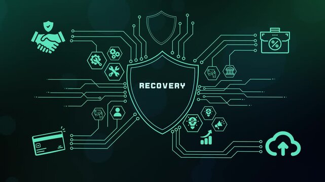 Digital Recovery and Business Continuity Shield for Secure Data Restoration, Disaster Response and Network Protection.