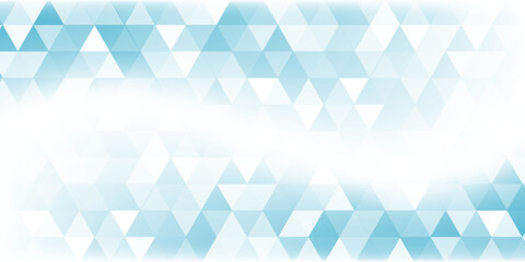 Fototapeta premium abstract blue triangle grid pattern banner design