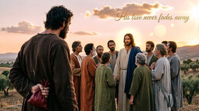 Jesus Christ faces betrayal with divine love and grace revealing eternal compassion and truth.