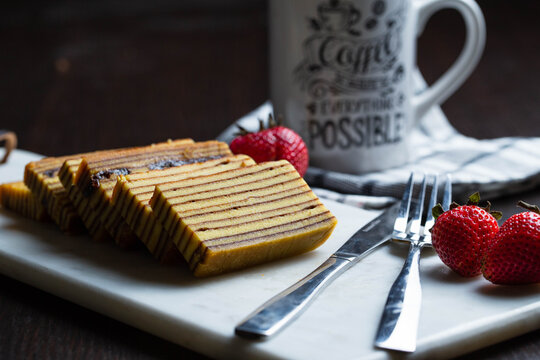 Indonesian Layer Cake - Kue Lapis Legit