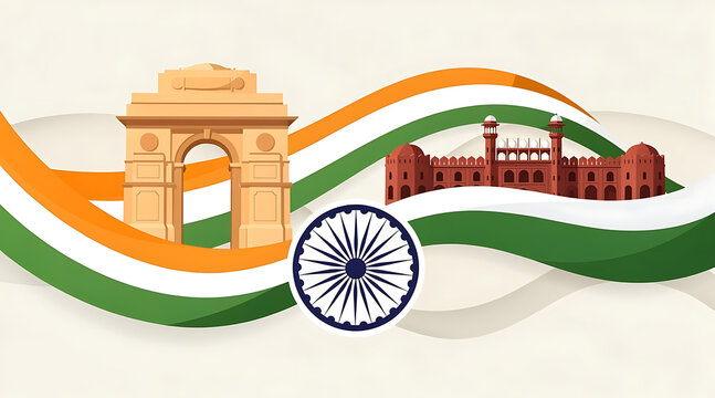 Indian Gate New Delhi India Monument.
