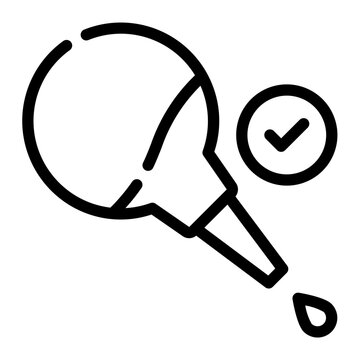 douche line icon