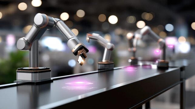 Advanced Robotic Arms in Automated Manufacturing Environment