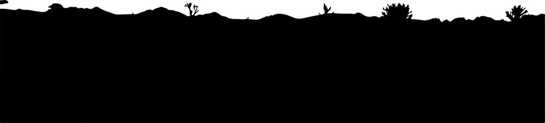 Obraz premium Black, white, and gray landscape silhouette, minimalist vector background, simple scenery, abstract nature scene
