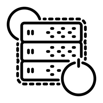 Switch icon, line icon style