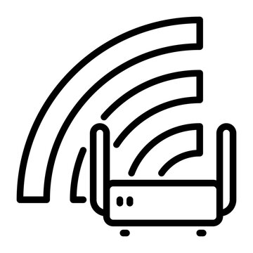 WIFI icon, line icon style