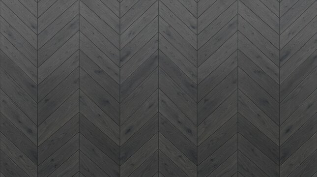 Dark Grey Herringbone Wood Floor Texture Modern Interior Design Background for Luxury Home Renovation and Architectural Projects