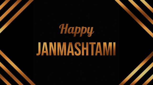 Golden festive message for Janmashtami celebration