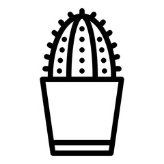 Fototapeta premium mini cactus icon