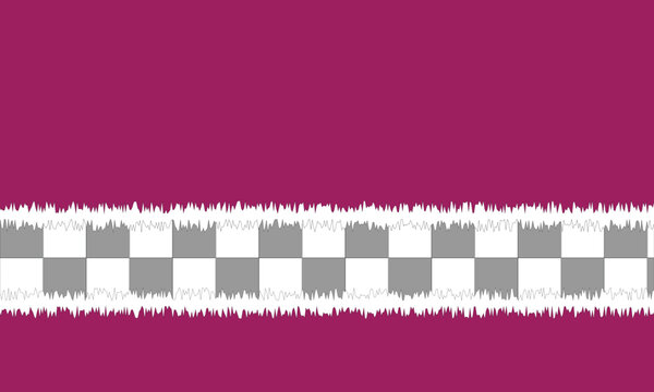 Abstract pixelated border on pink background with digital art, pixel art