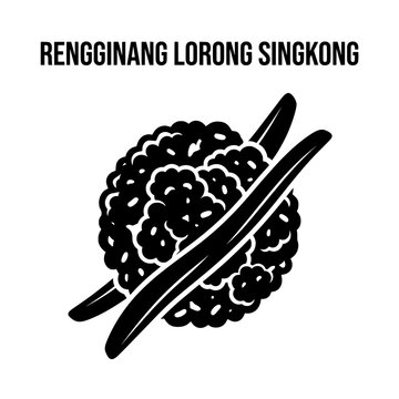 Rengginang Lorong Singkong Traditional Indonesian Snack.
