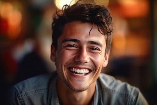 Smiling men laughs laughing portrait person.