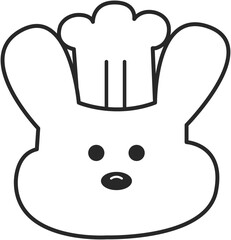 토끼 제빵사 © mingdesign