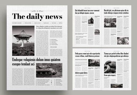 Modern Newspaper Template