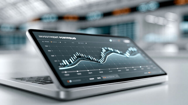 An expansive view of an investment portfolio layout, showing the importance of small-cap stocks, captured in a documentary photography style, in a bustling stock exchange environment