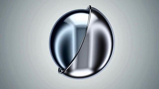 Liquid chrome 3d abstract graphics background animation, silk moving waves shiny and glossy metallic 4K video animation, silver texture design.